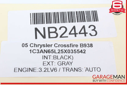 04-08 Chrysler Crossfire Convertible Spoiler OEM