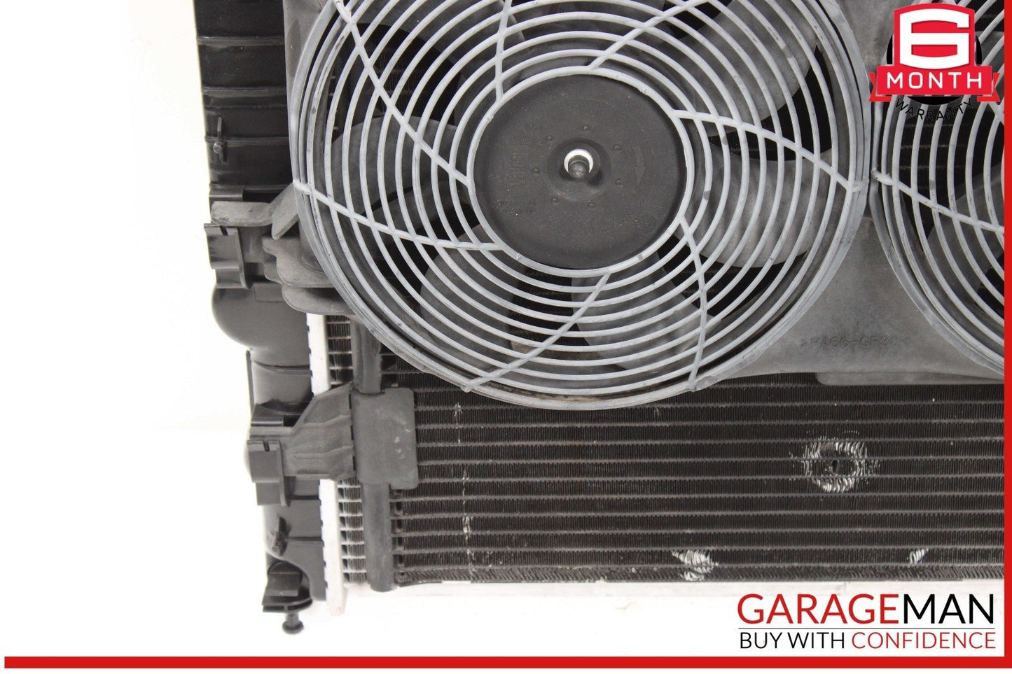 98-05 Mercedes W163 ML350 Engine Cooling Radiator AC A/C Condenser Assembly OEM