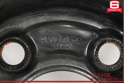 08-14 Mercedes W204 C250 C300 Emergency Spare Tire Donut Wheel Rim 125 90 16"