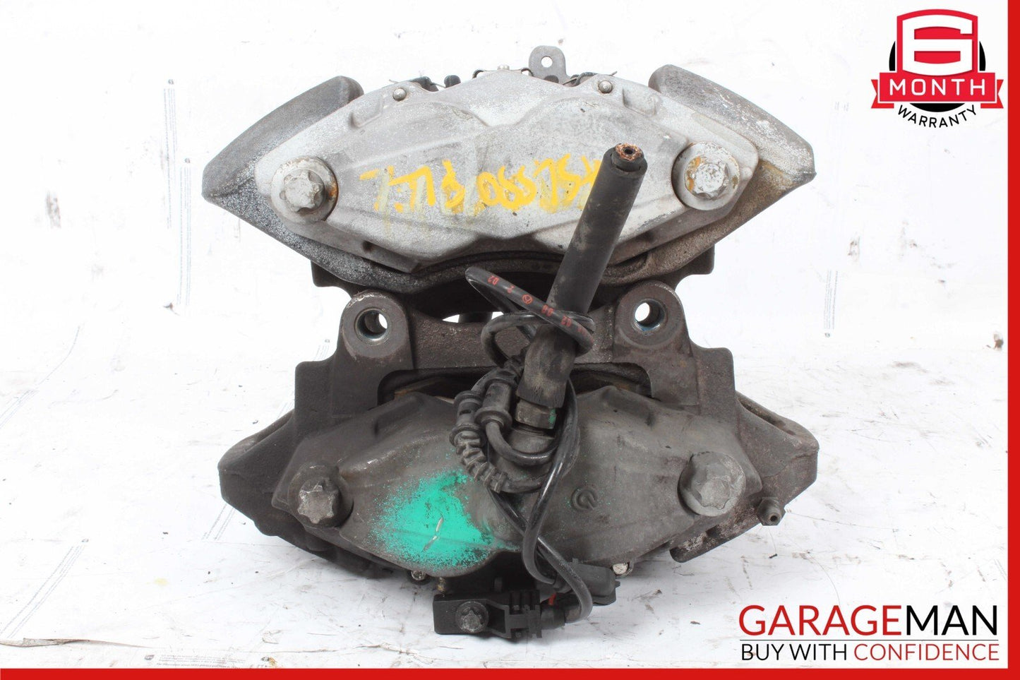 07-09 Mercedes R230 SL550 Front Right & Left Brake Caliper Calipers Set of 2 Pc