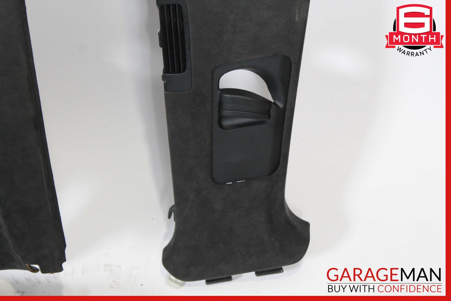 11-14 Porsche Cayenne 958 Headliner Pillar Trim Panel Cover Set Black OEM