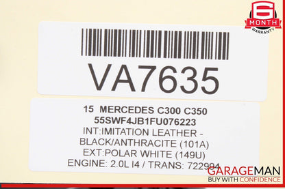 15-18 Mercedes W205 C300 Speedometer Odometer Instrument Cluster Gauge OEM
