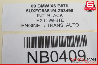 08-14 BMW X5 X6 Front Left Driver Side Headlight Hid Xenon AFS OEM