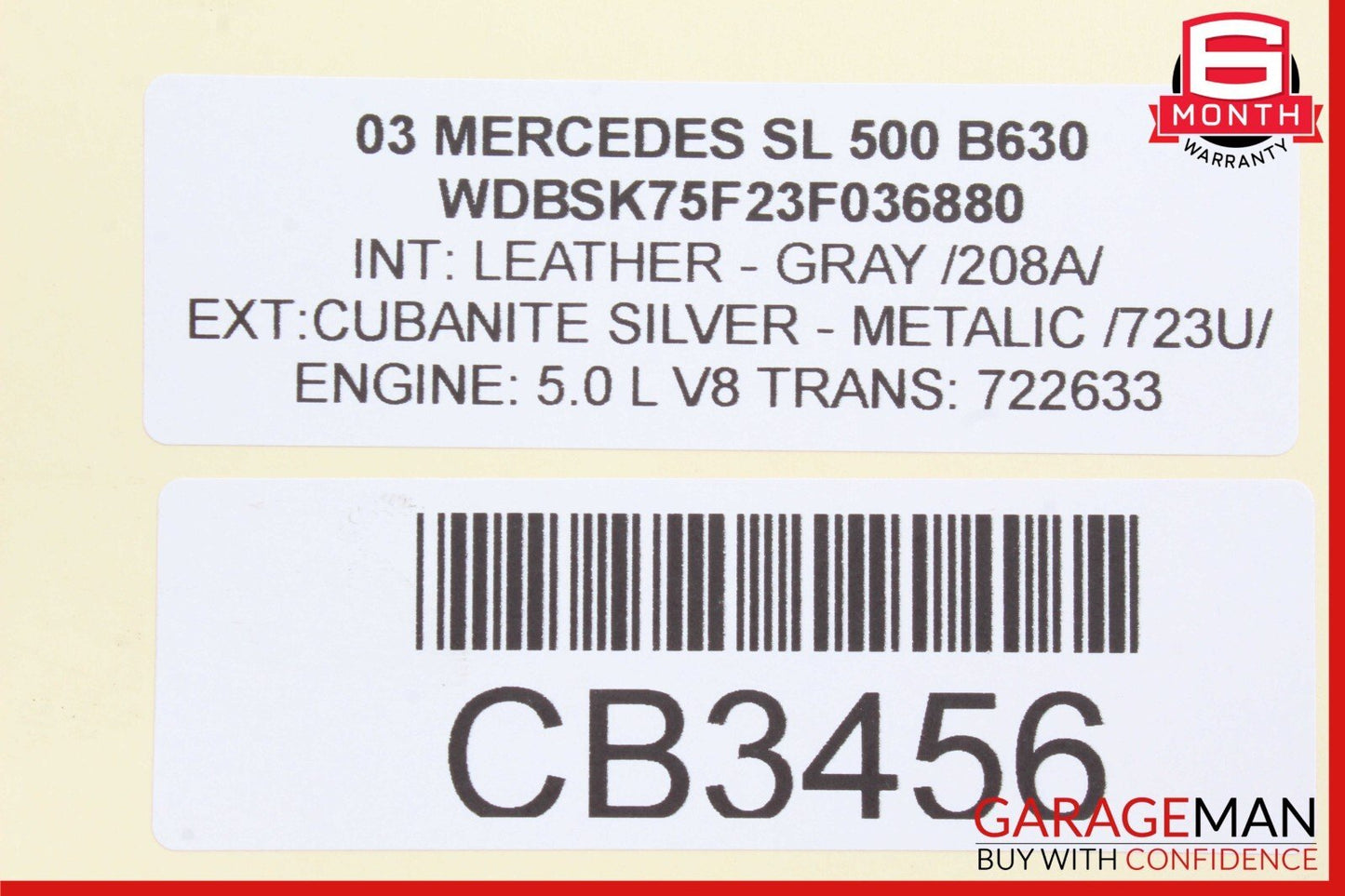 00-06 Mercedes R230 SL500 Rear ABC Hydraulic Suspension Valve Block Assembly OEM