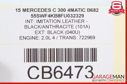 15-20 Mercedes W205 C300 GLC300 Rear Fuse Box Relay Control Module Assy