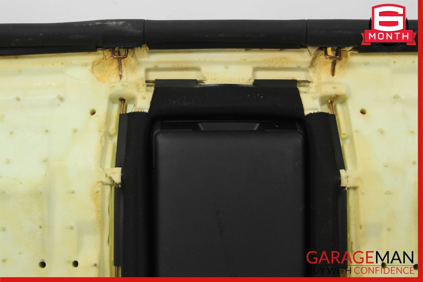 07-13 Mercedes W221 S63 AMG Rear Seat Cushion Top Upper Assembly Black OEM