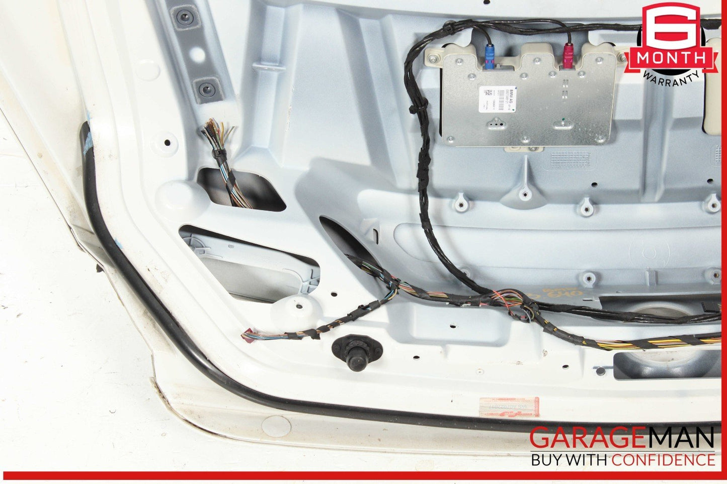 12-18 BMW 640i 650i F06 Trunk Lid Panel Assembly White OEM