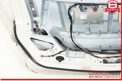 12-18 BMW 640i 650i F06 Trunk Lid Panel Assembly White OEM