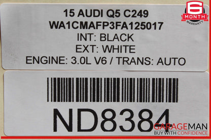 13-16 Audi Q5 3.0L Diesel Exhaust Fluid Tank Assembly 8R0131877N OEM
