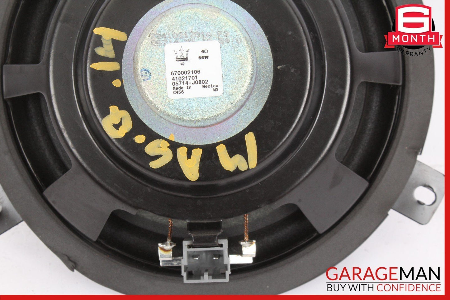 14-17 Maserati Quattroporte Front or Rear Side Door Audio Sound Speaker Set OEM