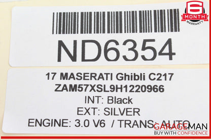 14-17 Maserati Ghibli Rear Left Driver Side Spindle Knuckle Hub Bearing OEM