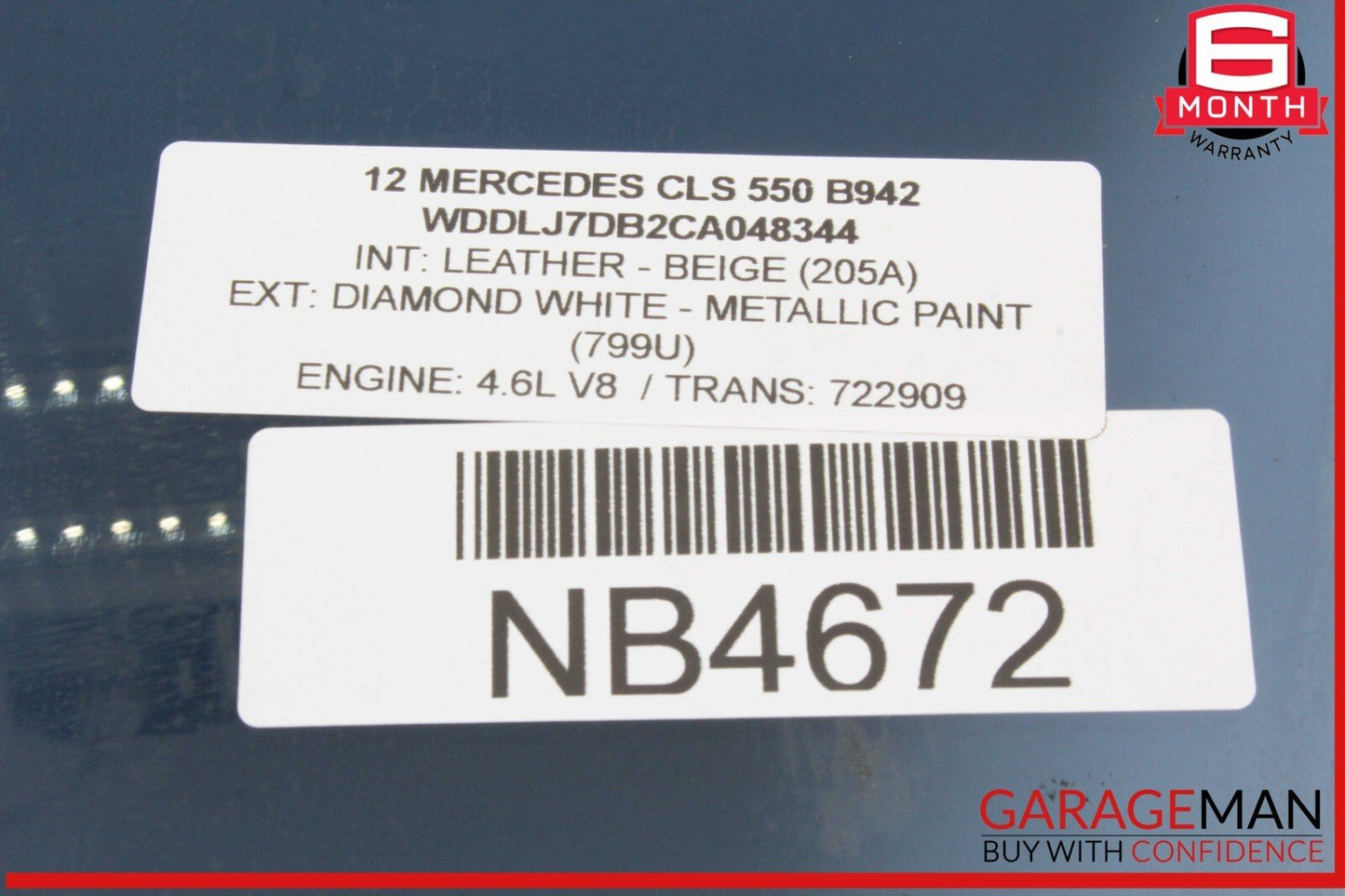 12-18 Mercedes W218 CLS550 CLS63 AMG Front Left Side Door Window Glass OEM