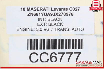 17-22 Maserati Levante M161 Rear Anti Roll Sway Bar Stabilizer 670038850 OEM