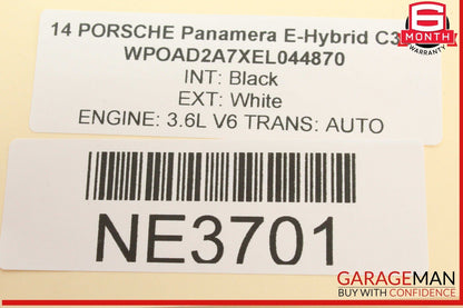 10-18 Porsche Panamera 970 E-Hybrid Front Left Side Seat Control Switch OEM