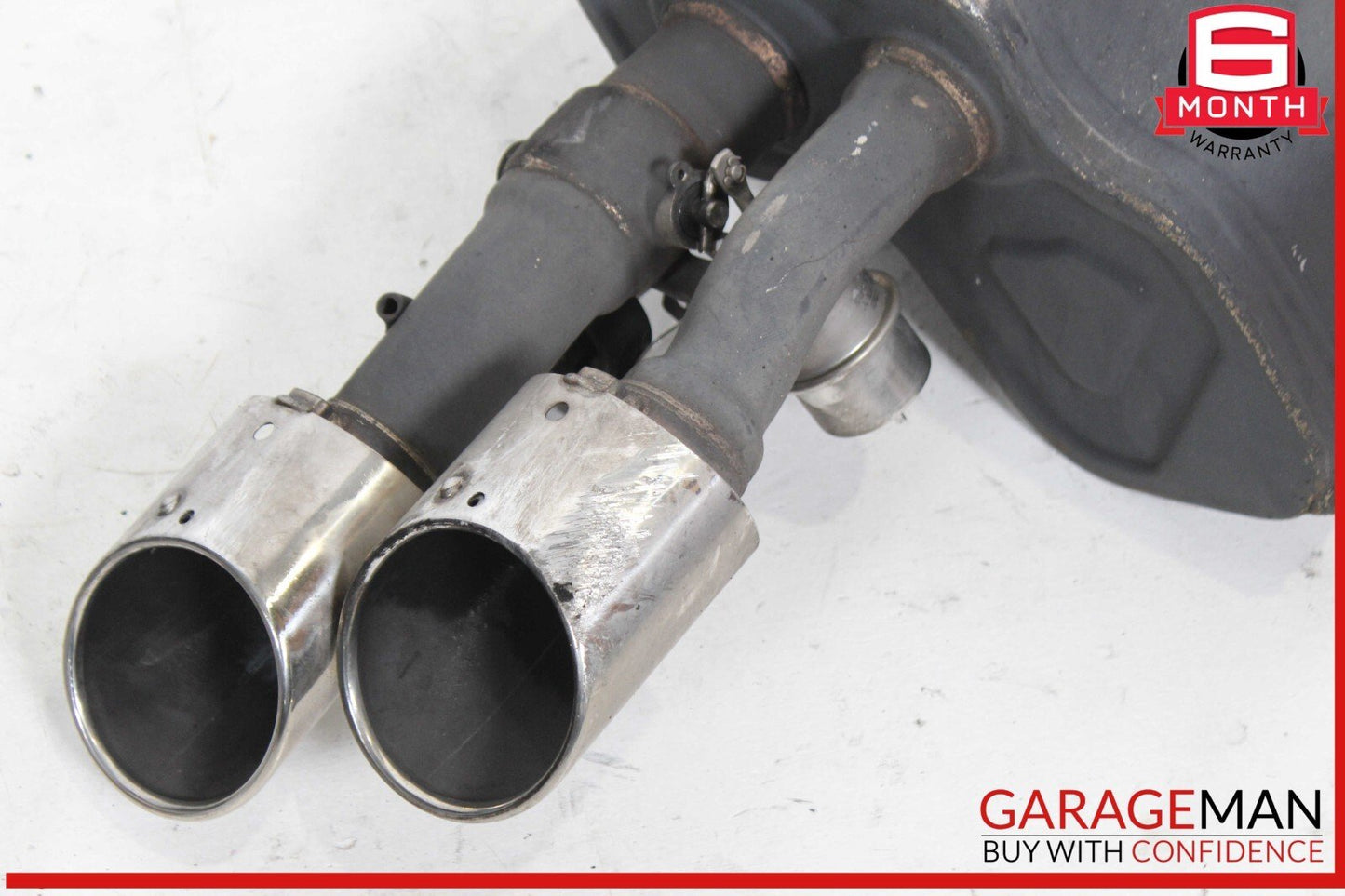 14-17 Maserati Quattroporte SQ4 Rear Right & Left Exhaust Muffler Dual Tip OEM