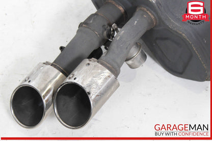 14-17 Maserati Quattroporte SQ4 Rear Right & Left Exhaust Muffler Dual Tip OEM