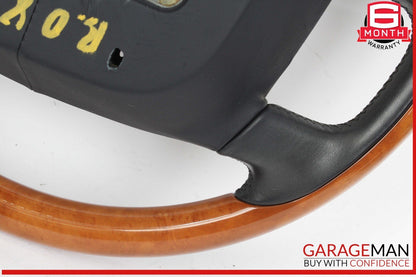 03-10 Bentley Continental GTC Front Left Driver Side Steering Wheel Wood OEM
