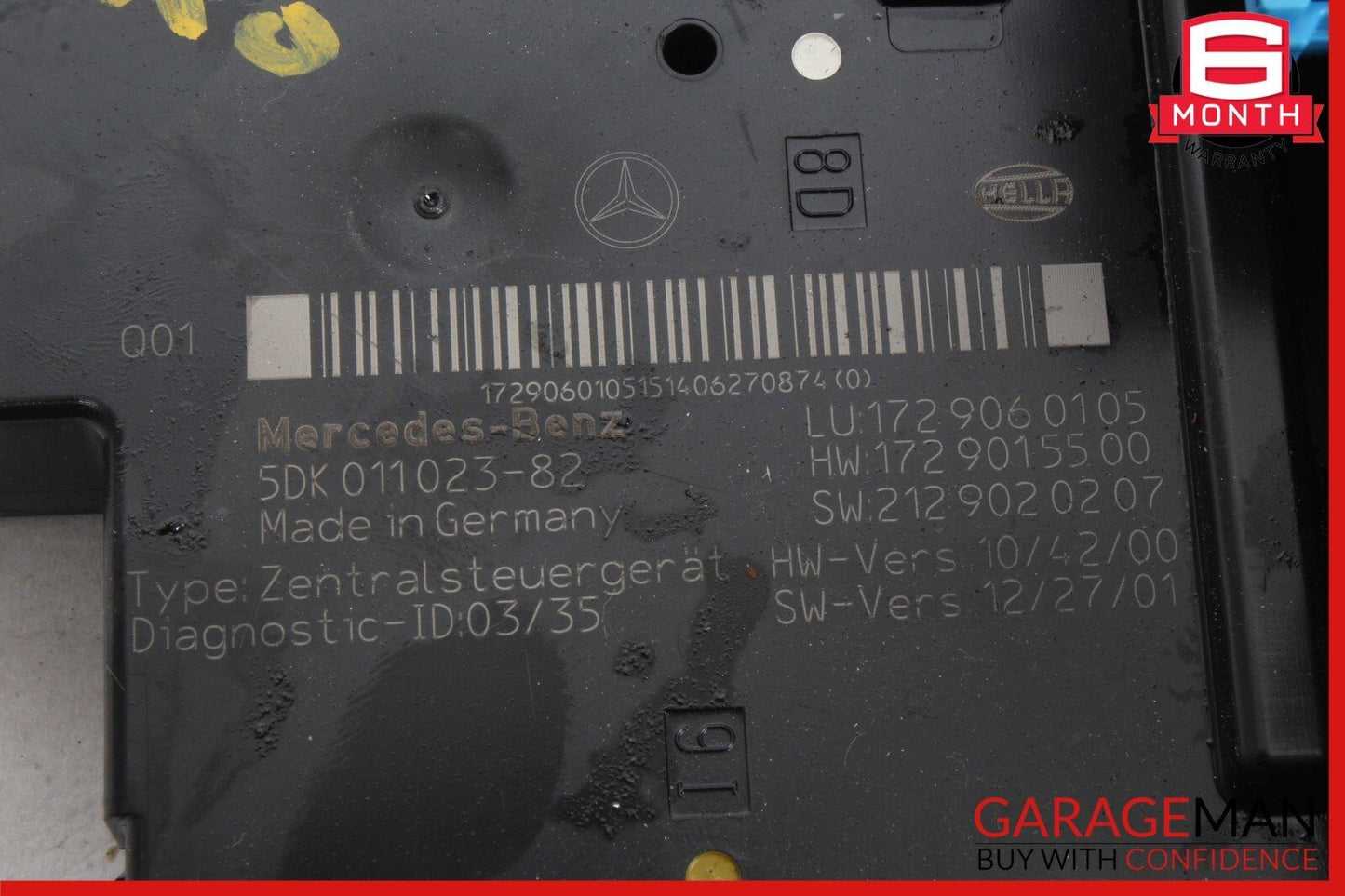 12-16 Mercedes R172 SLK250 SLK350 SLK55 AMG Rear Fuse Relay Box Module Assy OEM