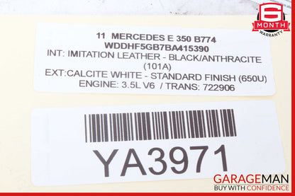 10-16 Mercedes W212 E350 E500 Speedometer Odometer Instrument Cluster Gauge OEM