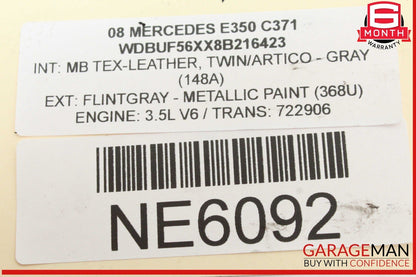 05-12 Mercedes W211 E350 C230 R350 Engine Motor Coolant Water Pump Assembly OEM