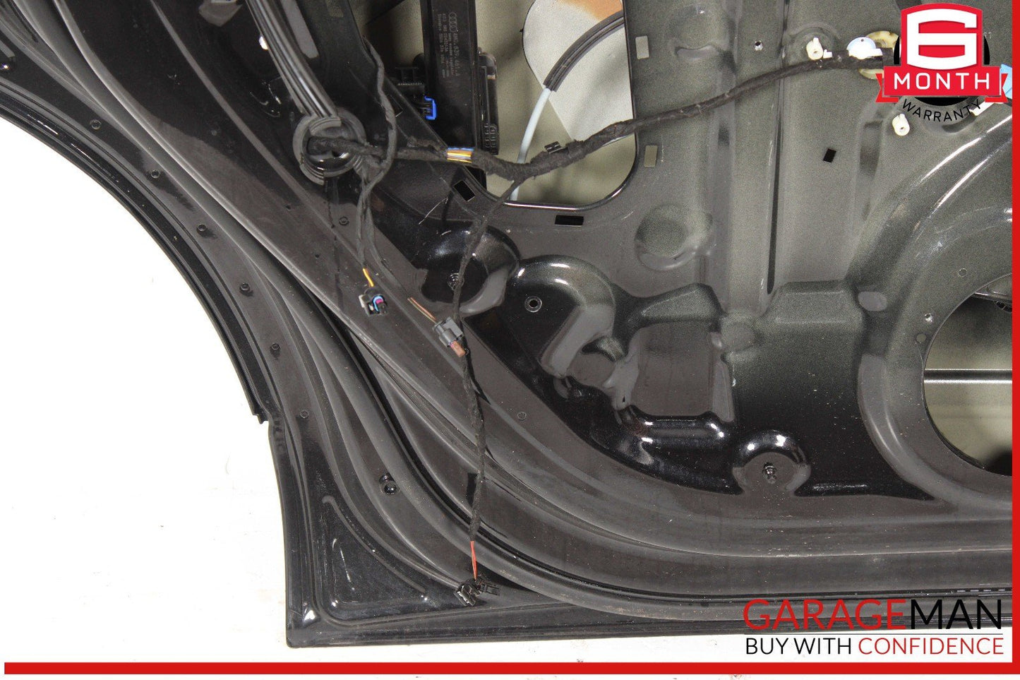 20-24 Audi Q7 Rear Left Driver Side Door Shell Black OEM