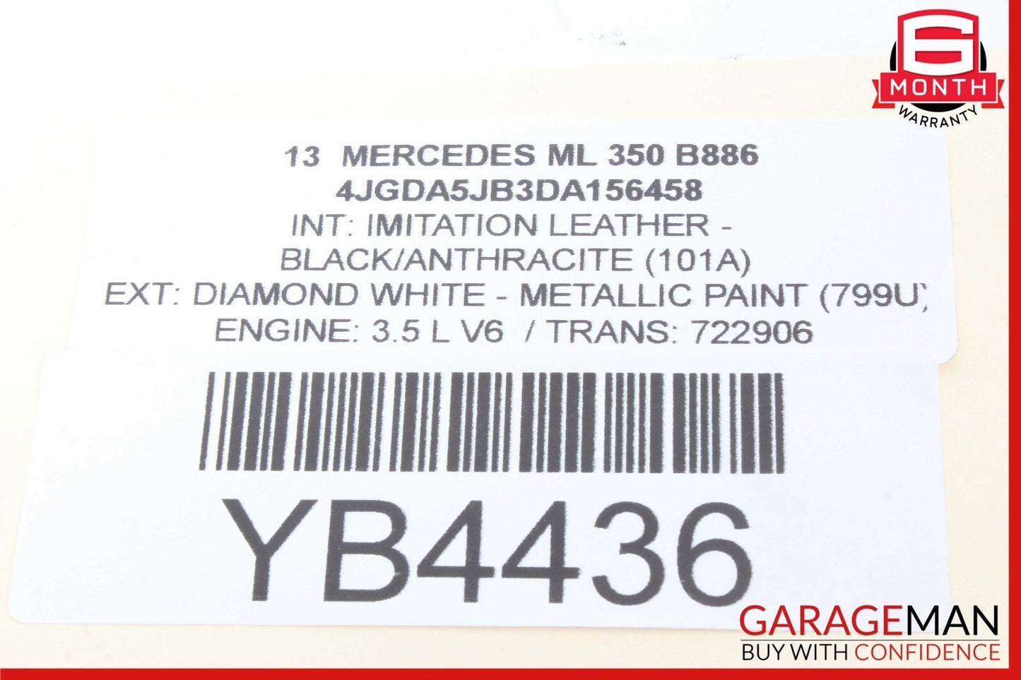 12-18 Mercedes W166 ML350 CLS400 Rear Right Side Door Lock Latch Actuator OEM