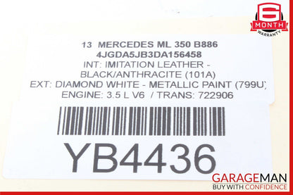 12-18 Mercedes W166 ML350 CLS400 Rear Right Side Door Lock Latch Actuator OEM