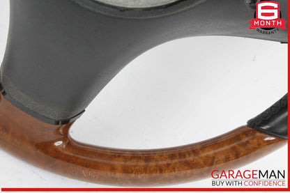 09-12 Mercedes R171 SLK300 SL550 SLK350 3 Spoke Steering Wheel Wood OEM