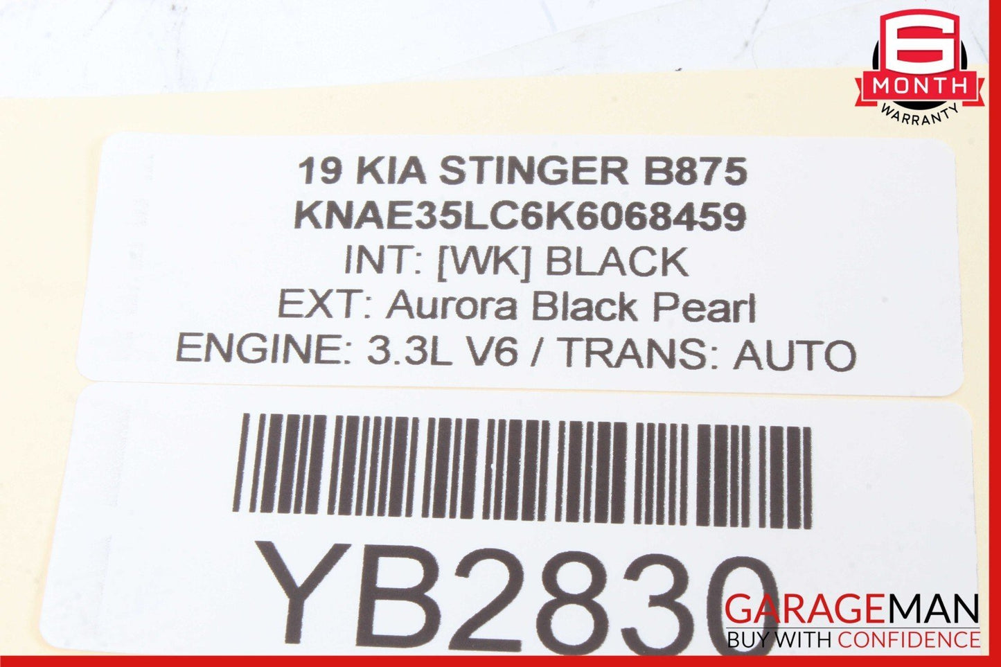 18-21 Kia Stinger Radio Receiver Control Panel Assenbly 96160-J5160FHV OEM