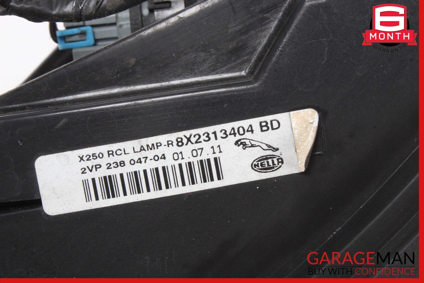 09-11 Jaguar XF X250 Rear Right Side Trunk Lid Outer Taillight Lamp OEM