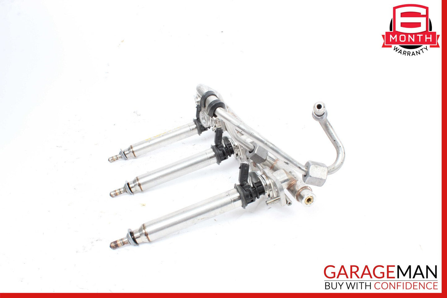 11-19 Mercedes W218 CLS550 E550 Right Fuel Injection Rail Line w/ Injectors OEM