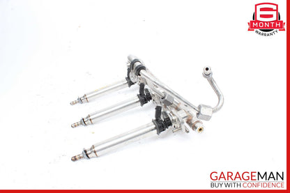 11-19 Mercedes W218 CLS550 E550 Right Fuel Injection Rail Line w/ Injectors OEM