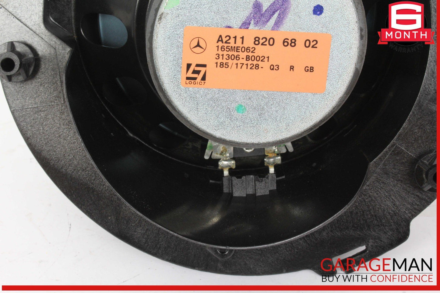 07-09 Mercedes W211 E350 E550 Rear Left & Right Side Door Audio Sound Speakers