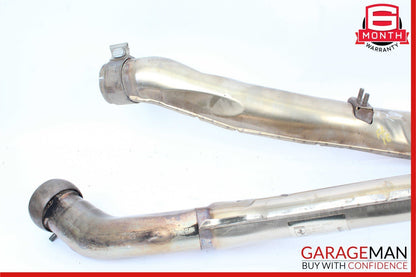 15-18 Ferrari California T Right & Left Side Exhaust Pipe Set of 2 Pc OEM