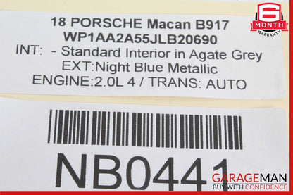 15-18 Porsche Macan 95B Rear Right & Left Tailgate Trunk Lid Power Shock Struts