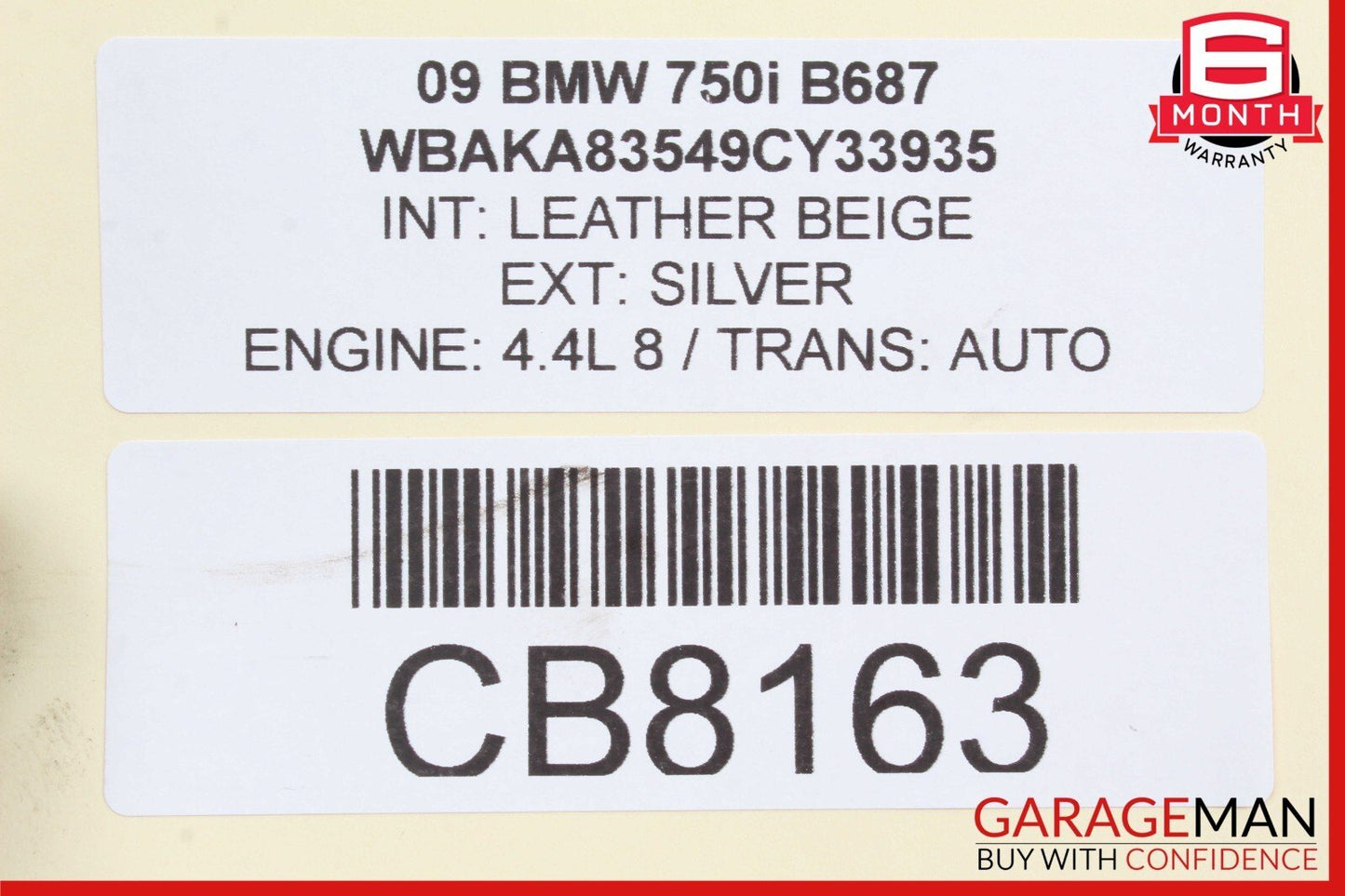 09-12 BMW 750i 750Li F01 F02 Rear Left Side Suspension Lower Control Arm OEM