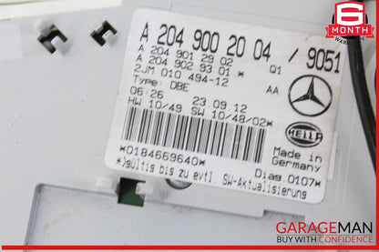 08-14 Mercedes W204 C250 CGI Overhead Dome Light Lamp 2049002004 OEM