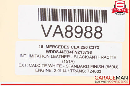 14-20 Mercedes W117 CLA250 Rear Left or Right Side Suspension Lower Control Arm