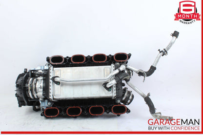 Mercedes X166 GL450 Air Intake Manifold Distributor Engine Intercooler Radiator