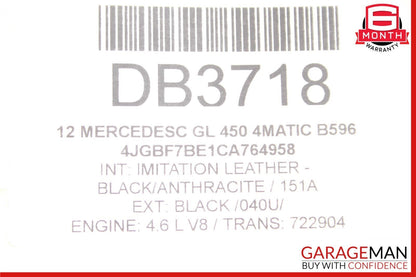 07-12 Mercedes X164 GL450 4.7L V8 Engine Motor Block Assembly OEM 193k
