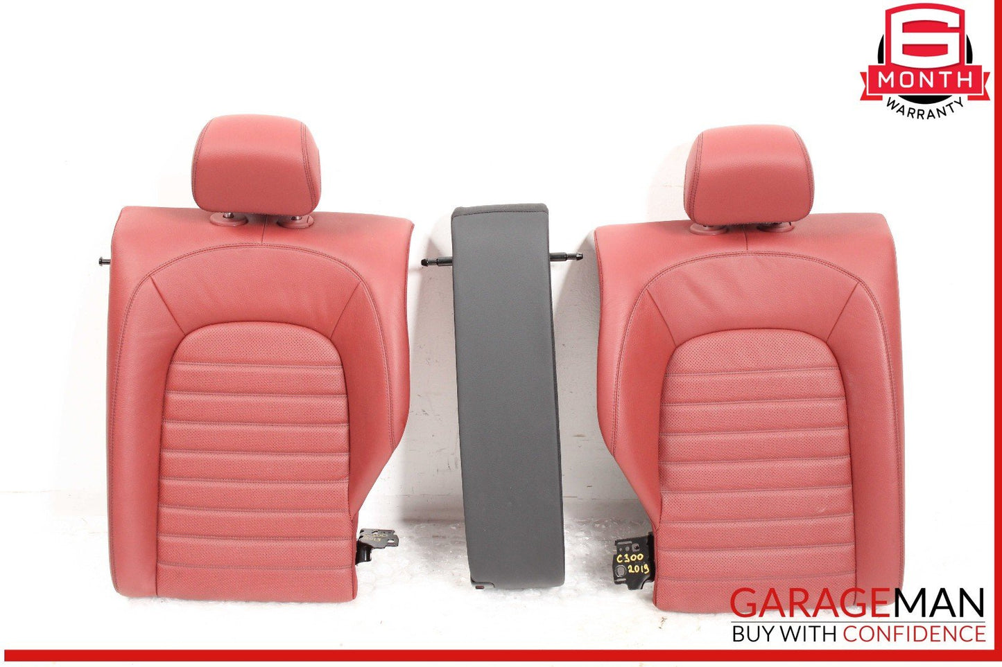 19-22 Mercedes W205 C300 Front & Rear Seats Seat Cushion Assembly Red OEM