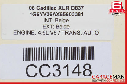 05-11 Cadillac STS Rear Right Door Shell Panel Beige OEM