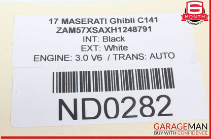 14-22 Maserati Ghibli M157 Dashboard Dash Left Side Lower Knee Trim Panel OEM