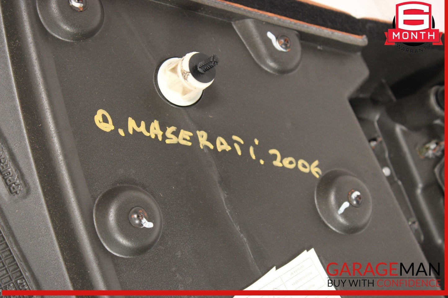 03-13 Maserati Quattroporte M139 Rear Left Side Interior Door Panel OEM