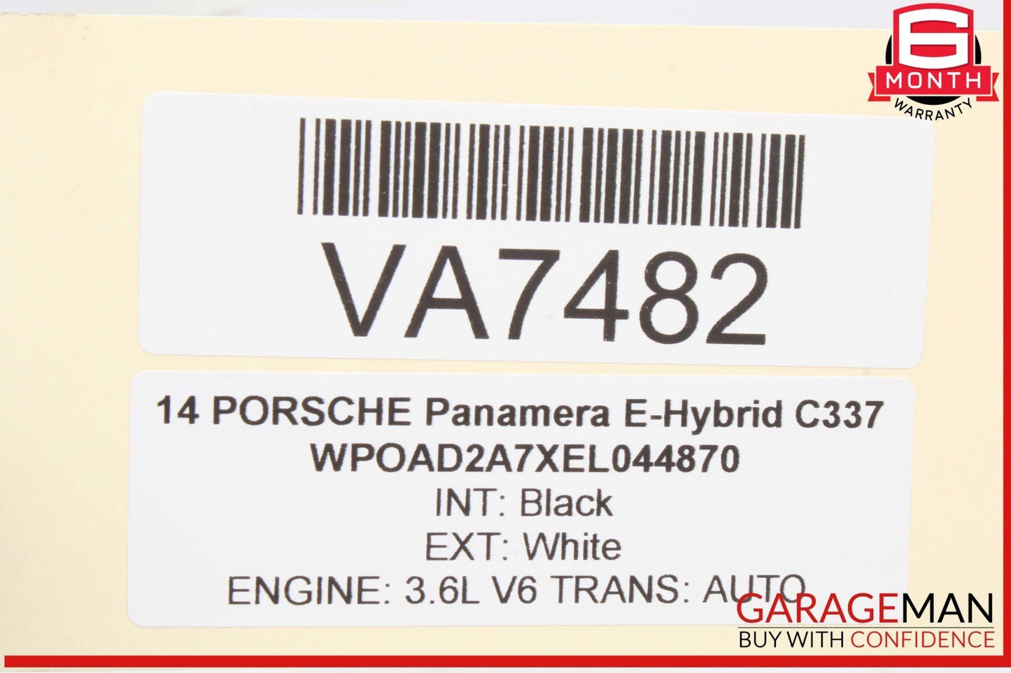 10-16 Porsche Panamera 970 E-Hybrid Rear Right Passenger Side Lower Control Arm