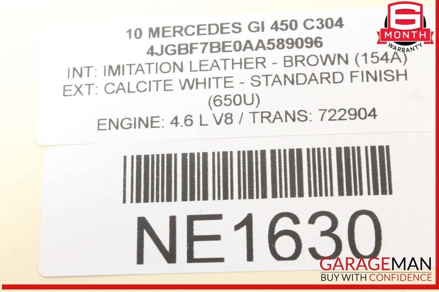 Mercedes X164 GL450 4MATIC Rear 3rd Third Row Seat Motor 1648202342 Genuine