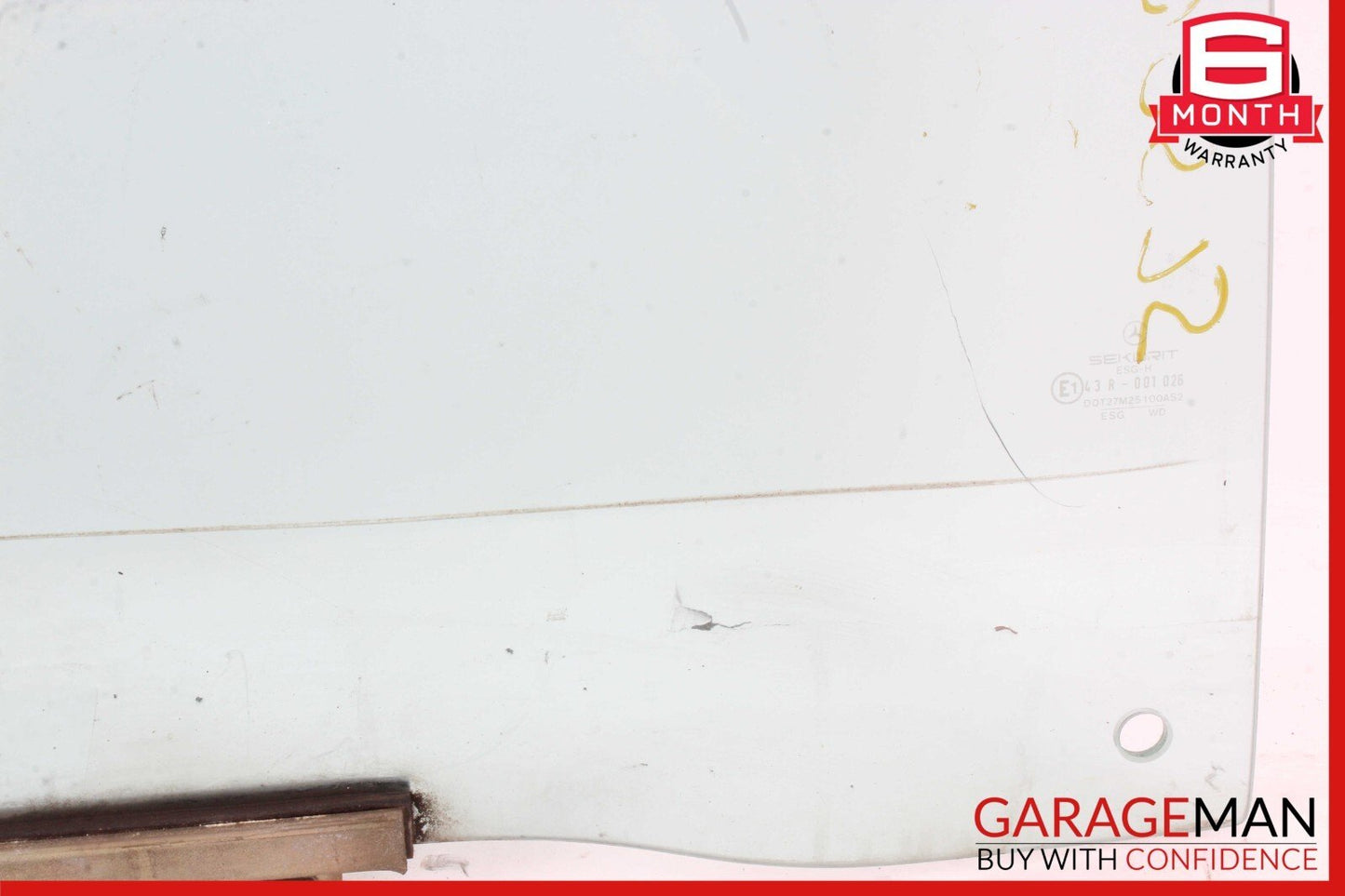 90-02 Mercedes R129 SL500 Front Right Side Door Window Auto Glass Clear