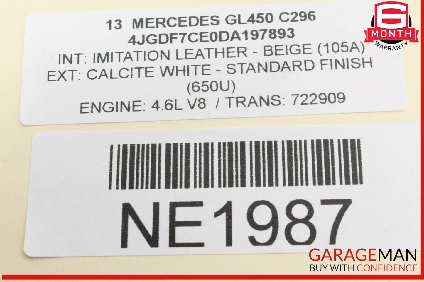 11-20 Mercedes X166 GL450 S550 Engine Coolant Motor Water Pump 2782010007 OEM