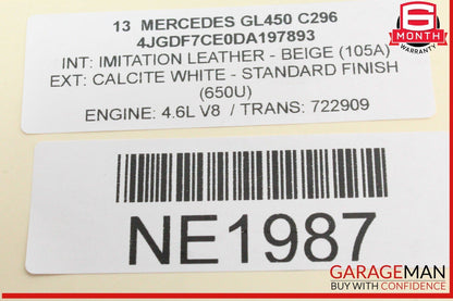 11-20 Mercedes X166 GL450 S550 Engine Coolant Motor Water Pump 2782010007 OEM
