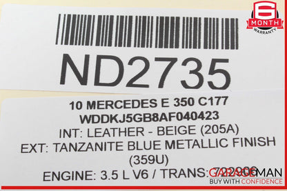 10-11 Mercedes W207 E350 E550 Speedometer Odometer Instrument Cluster Gauge OEM